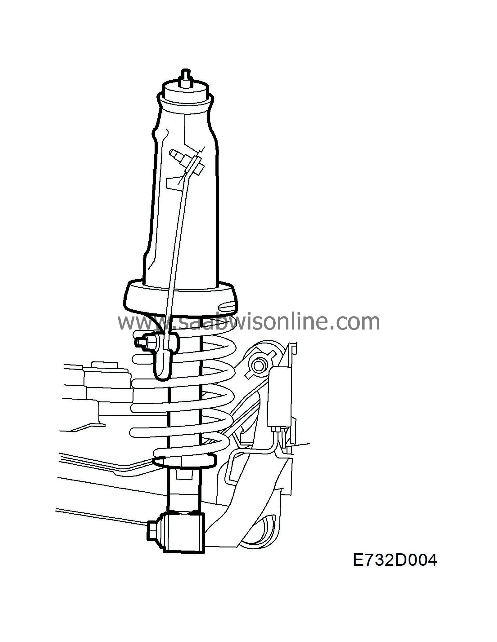 Dampers 9 5 9600 2009 SAAB Workshop Information System Online
