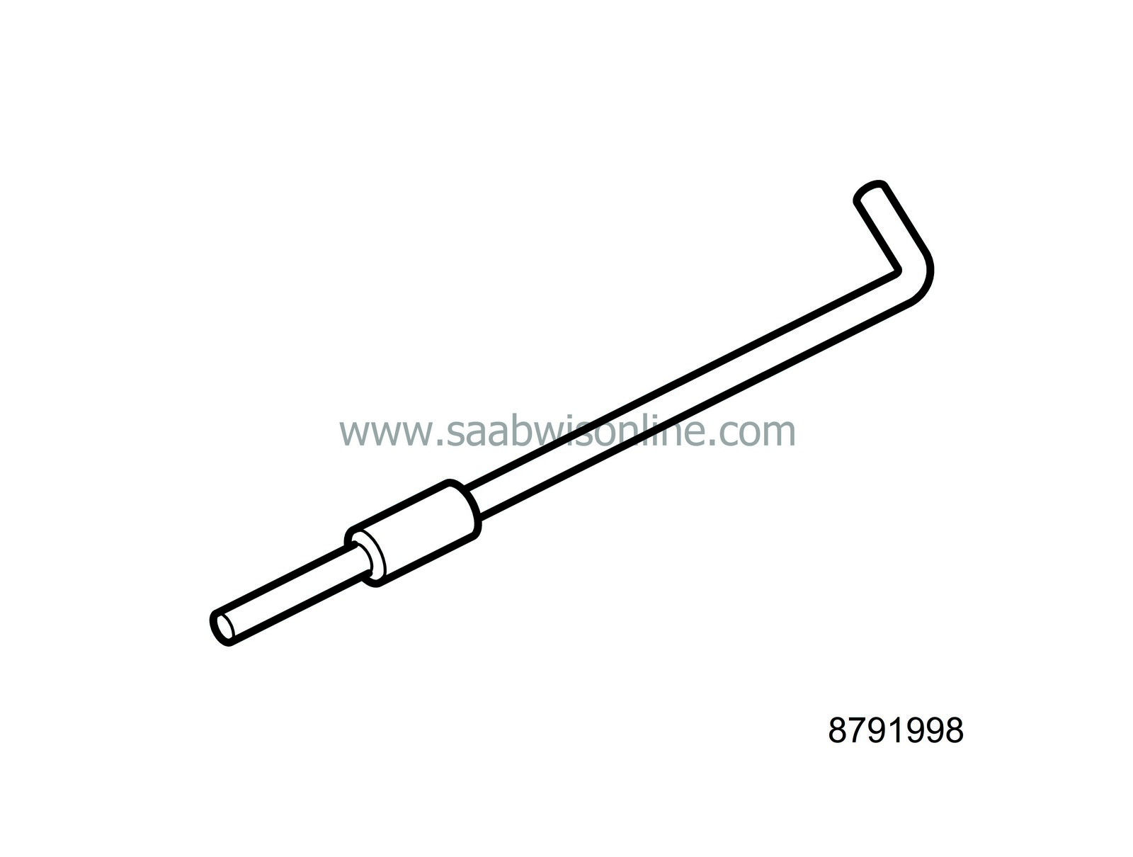 Pin Wrench Tool for Saab same as number 87-90-370