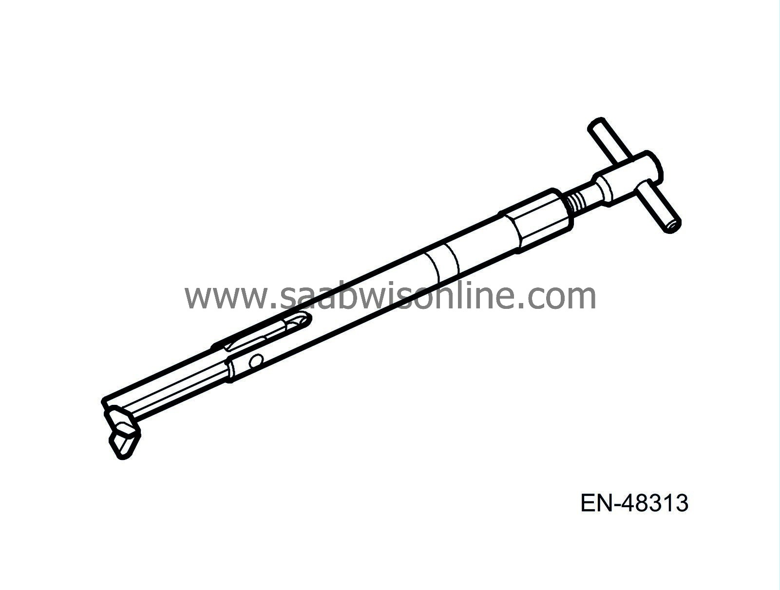 EN48313 Timing chain holding tool 93 2007 SAAB