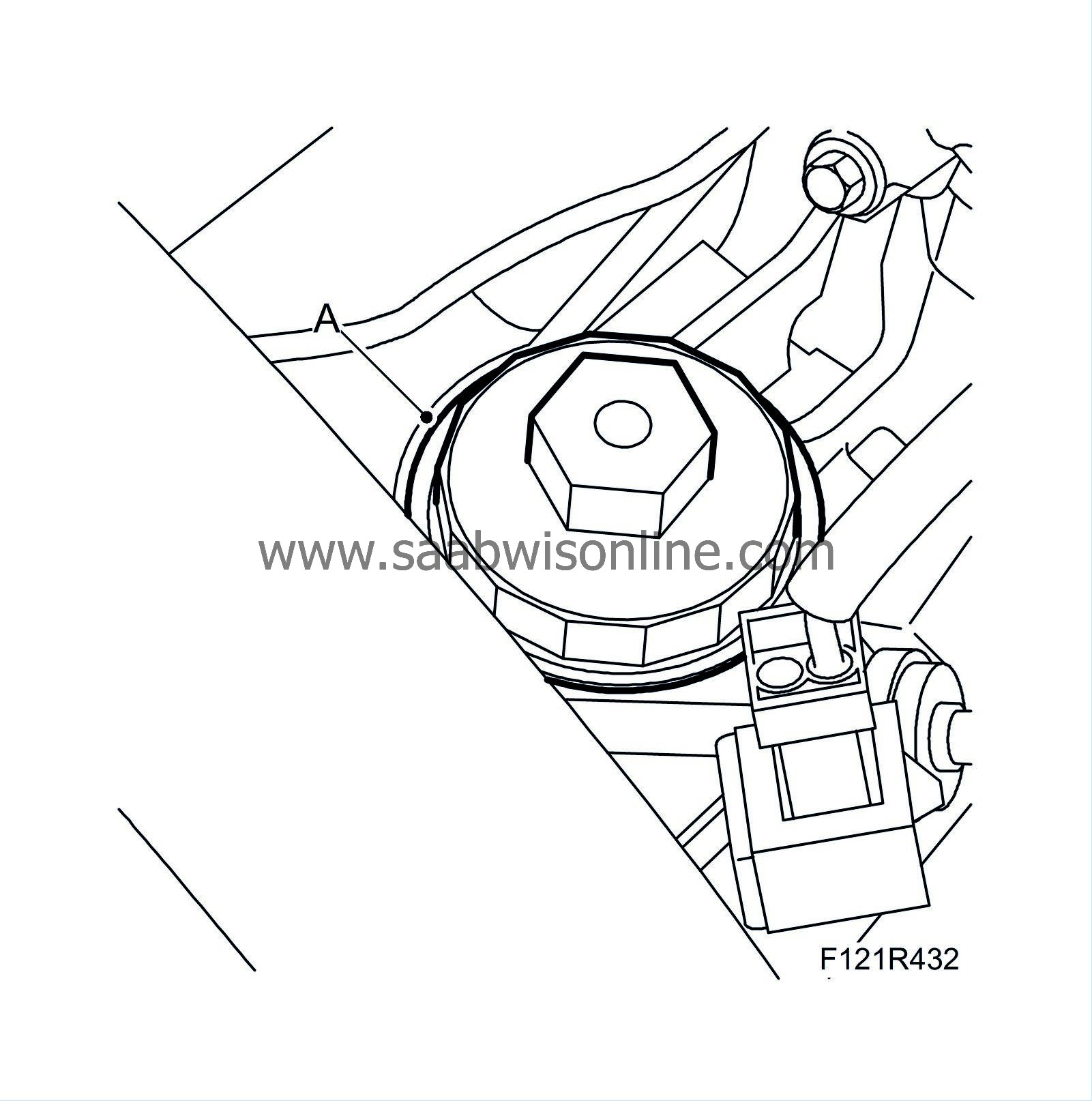 Changing engine oil and oil filter 93 2011 SAAB