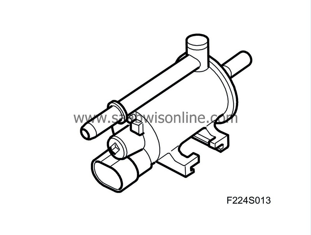 EVAP canister purge valve (321), T8 93 2006 SAAB