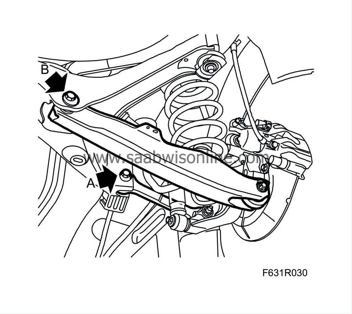 Задняя подвеска сааб 9000 схема