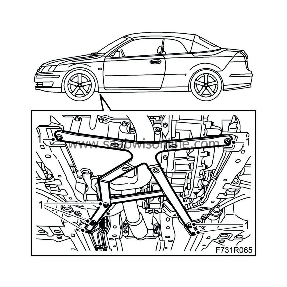 To remove 93 2004 SAAB Information System Online