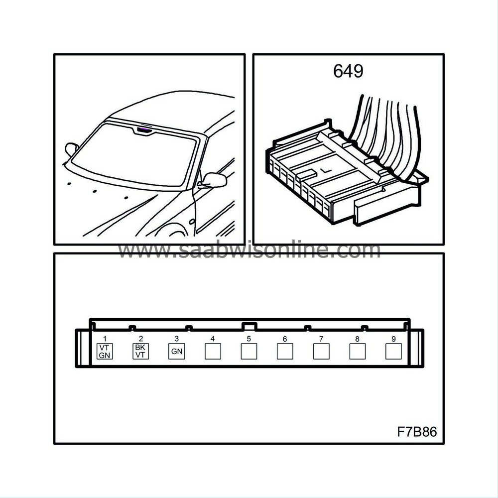 Rain sensor without light sensor 93 2010 SAAB Information