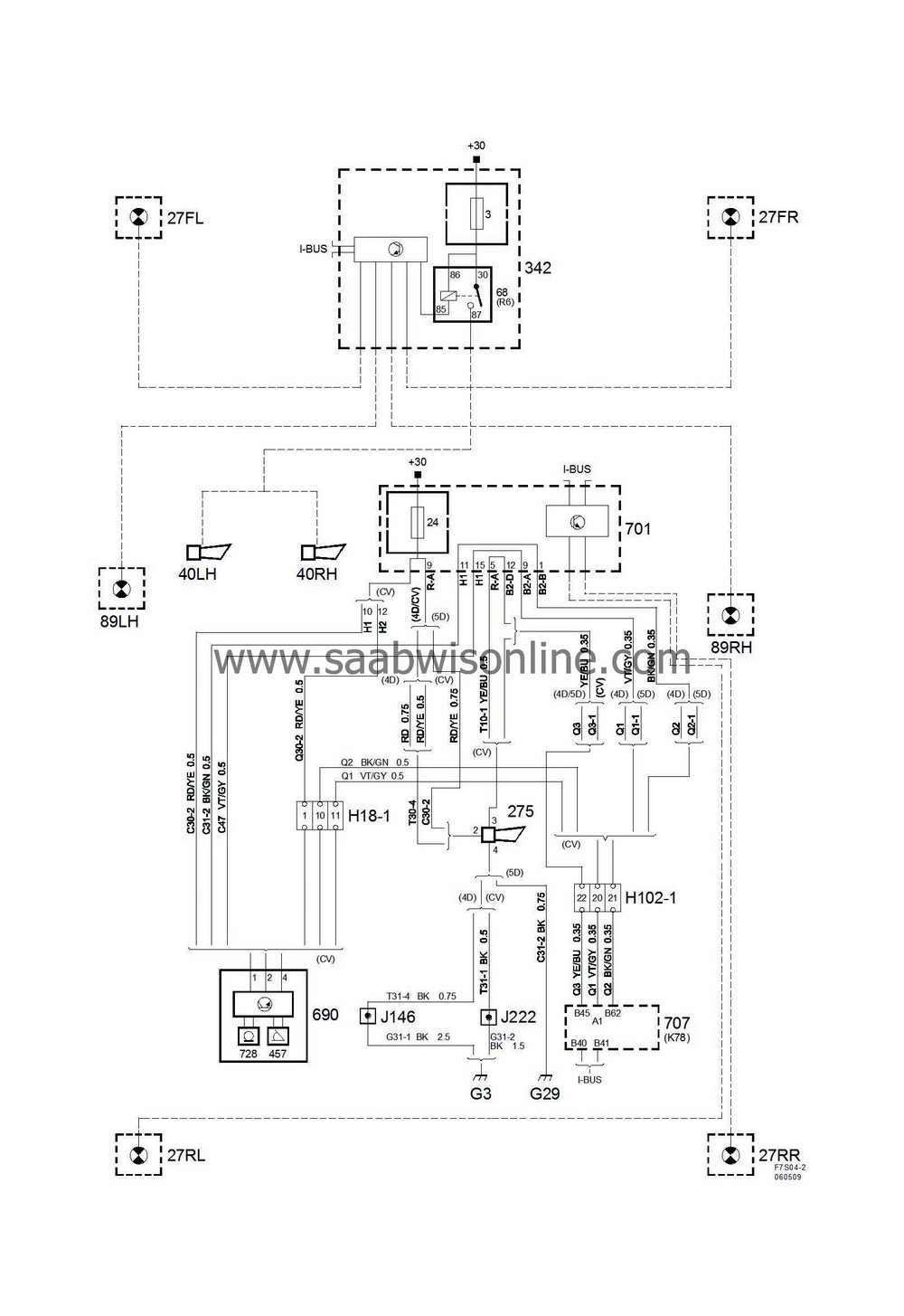 Anti-theft alarm (part 1/2) – 9-3 2007 | SAAB Workshop Information ...