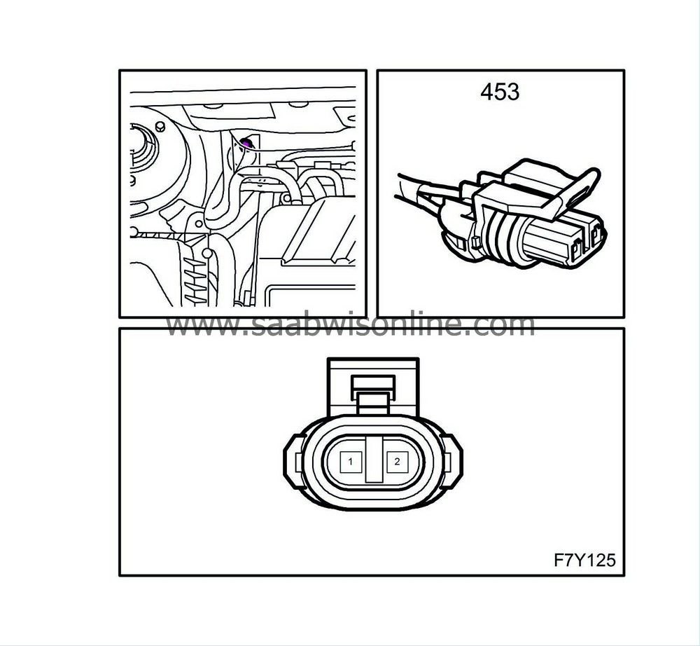 Motor, pump, engine coolant circulation (453) – 9-3 2008 | SAAB ...