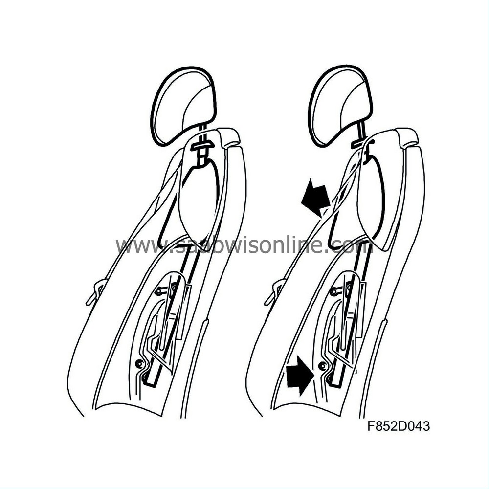 SAHR (Saab Active Head Restraint) 93 2009 SAAB