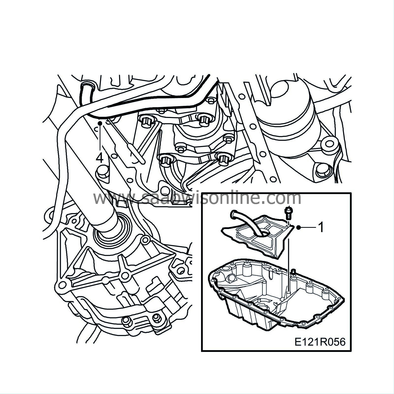 Oil sump (in car) 95 2004 SAAB Information System Online