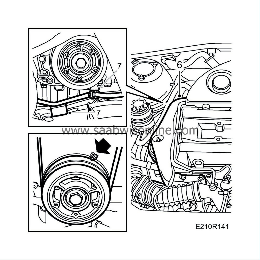 Chain tensioner, timing chain 95 2006 SAAB Information