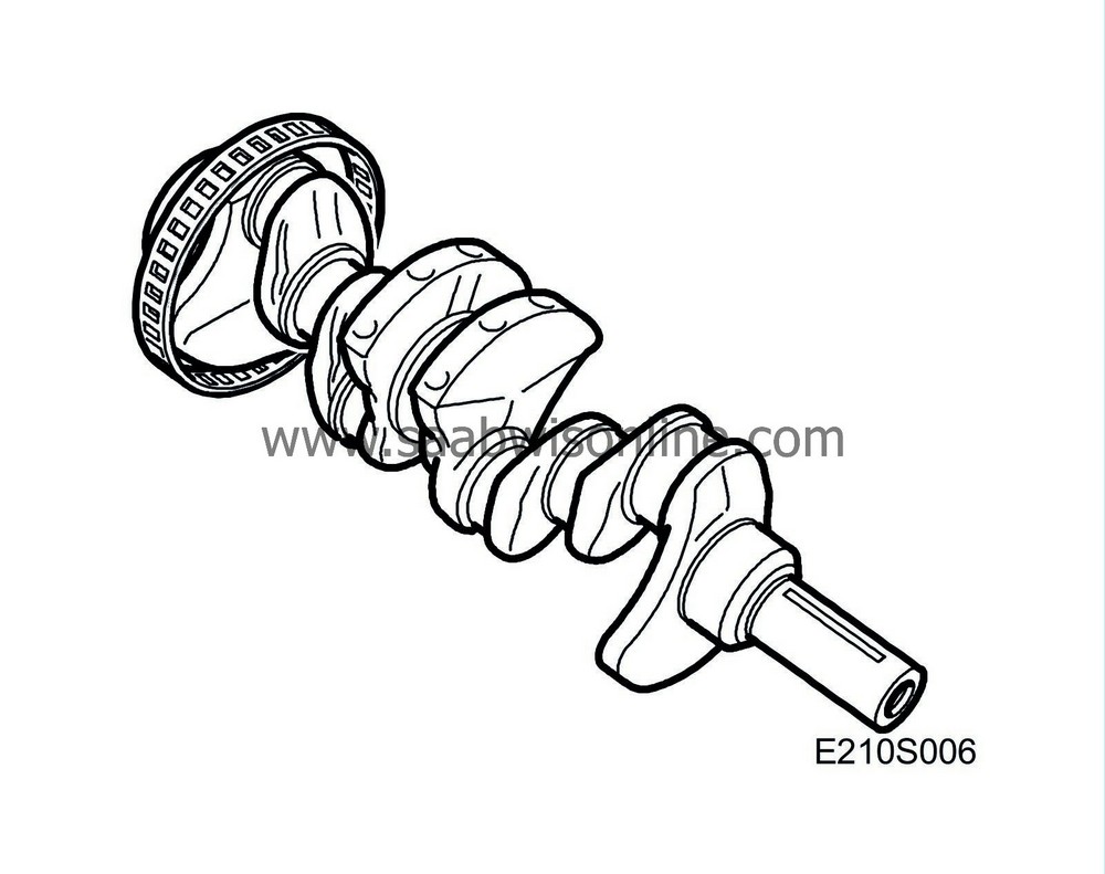 Main journal diameter (2) 95 2001 SAAB Information System