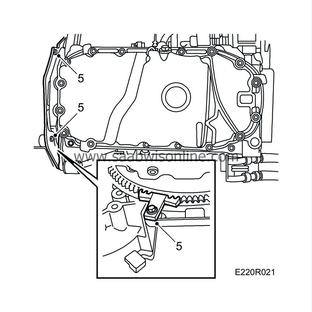 Oil pump (in situ) 95 1999 SAAB Information System Online
