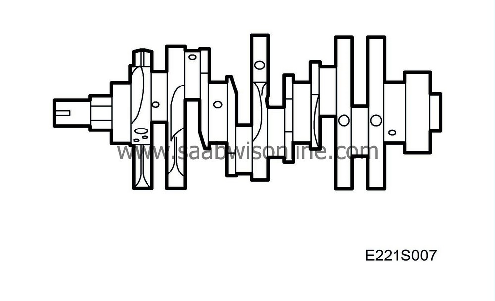Bigend bearing journal diameter 95 2001 SAAB Information