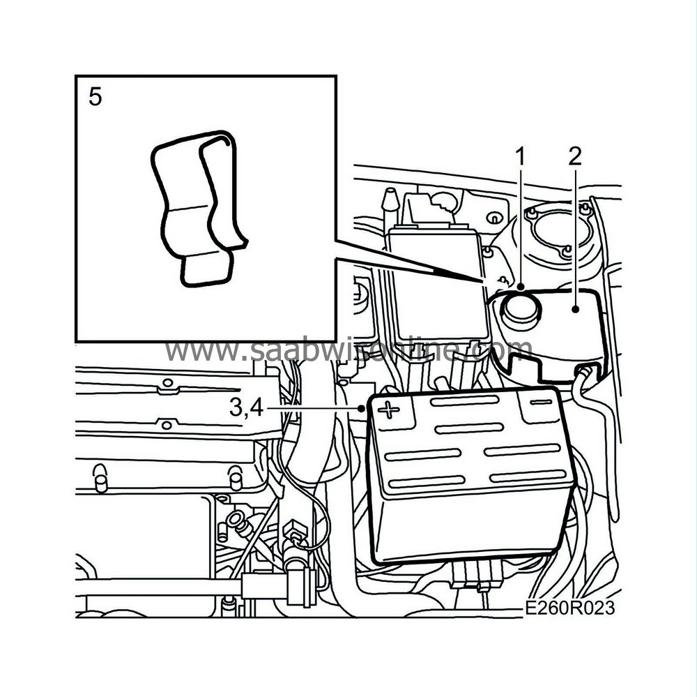 Coolant level sensor 95 2007 SAAB Information System Online