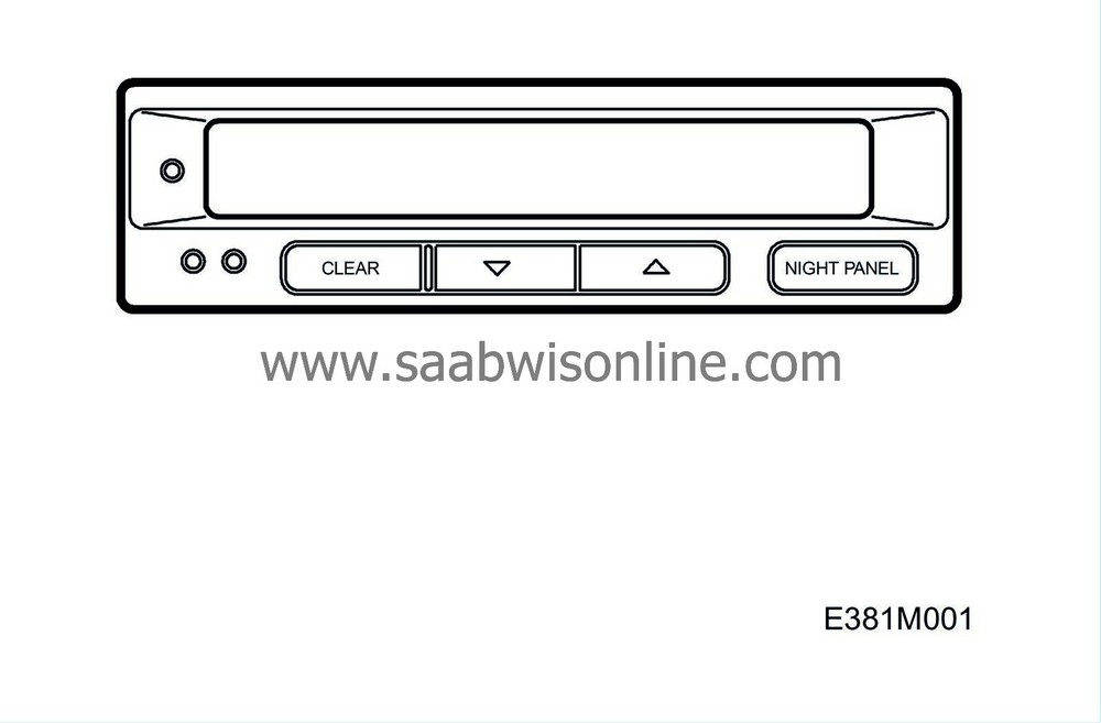 Selecting the language, SID 2 95 2006 SAAB Information
