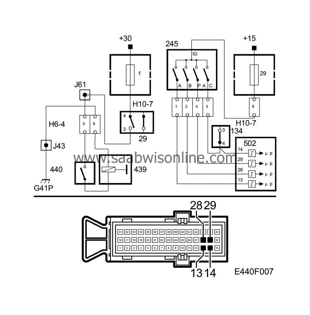 P0705 95 2001 SAAB Information System Online