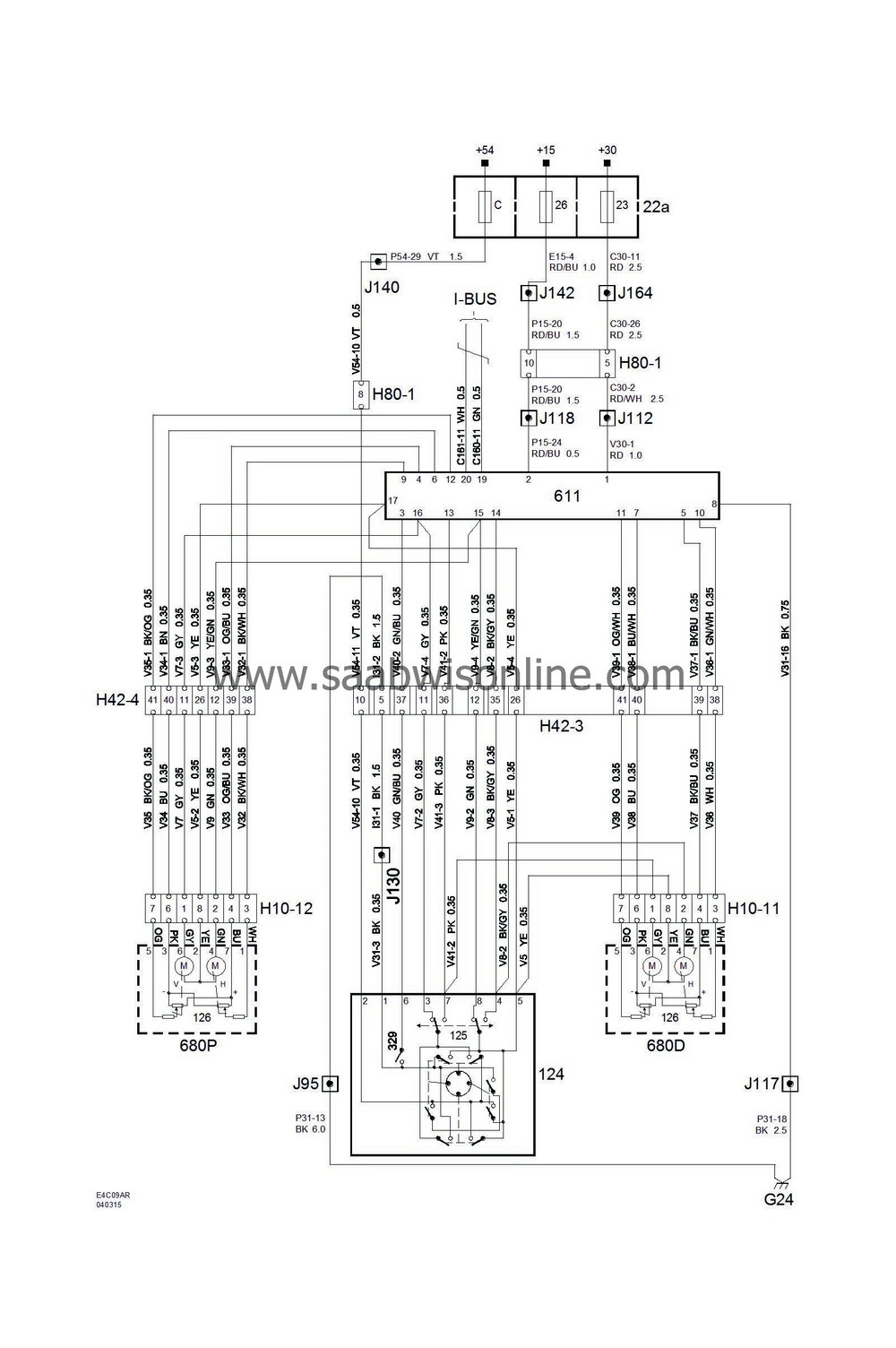 Electrically adjustable door mirrors with memory (PMM), RHD – 9-5 2004 ...