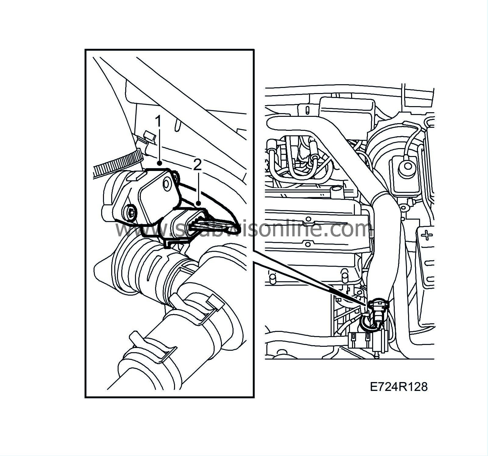 To remove – 9-5 2005 | SAAB Workshop Information System Online