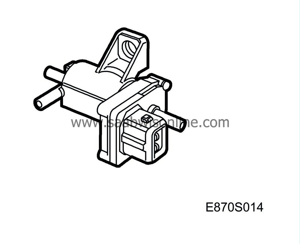 Solenoid valve, heat exchanger shutoff valve (581) 95 2007 SAAB