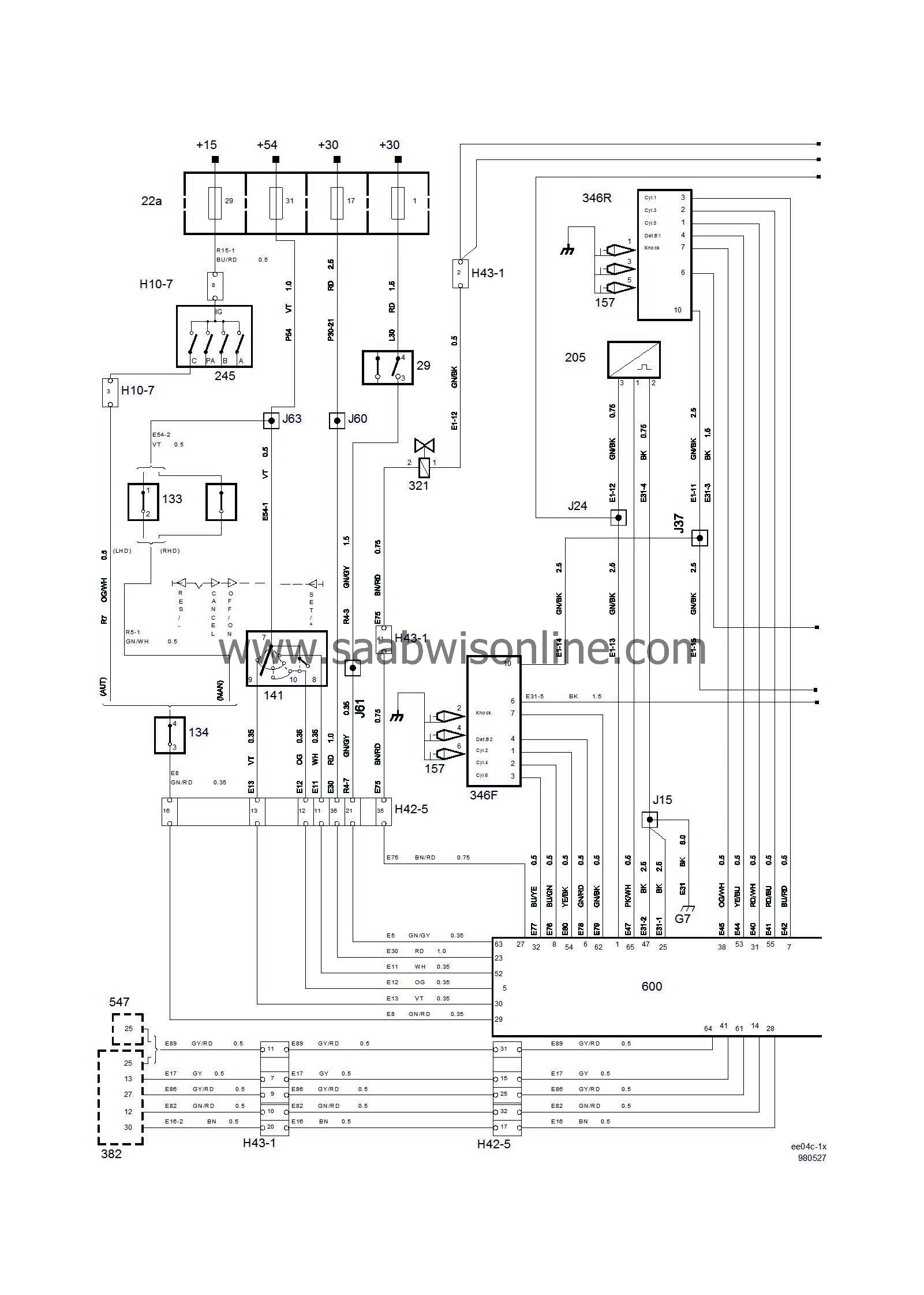 what is the purpose of the saab 9-5 engine wiring diagram