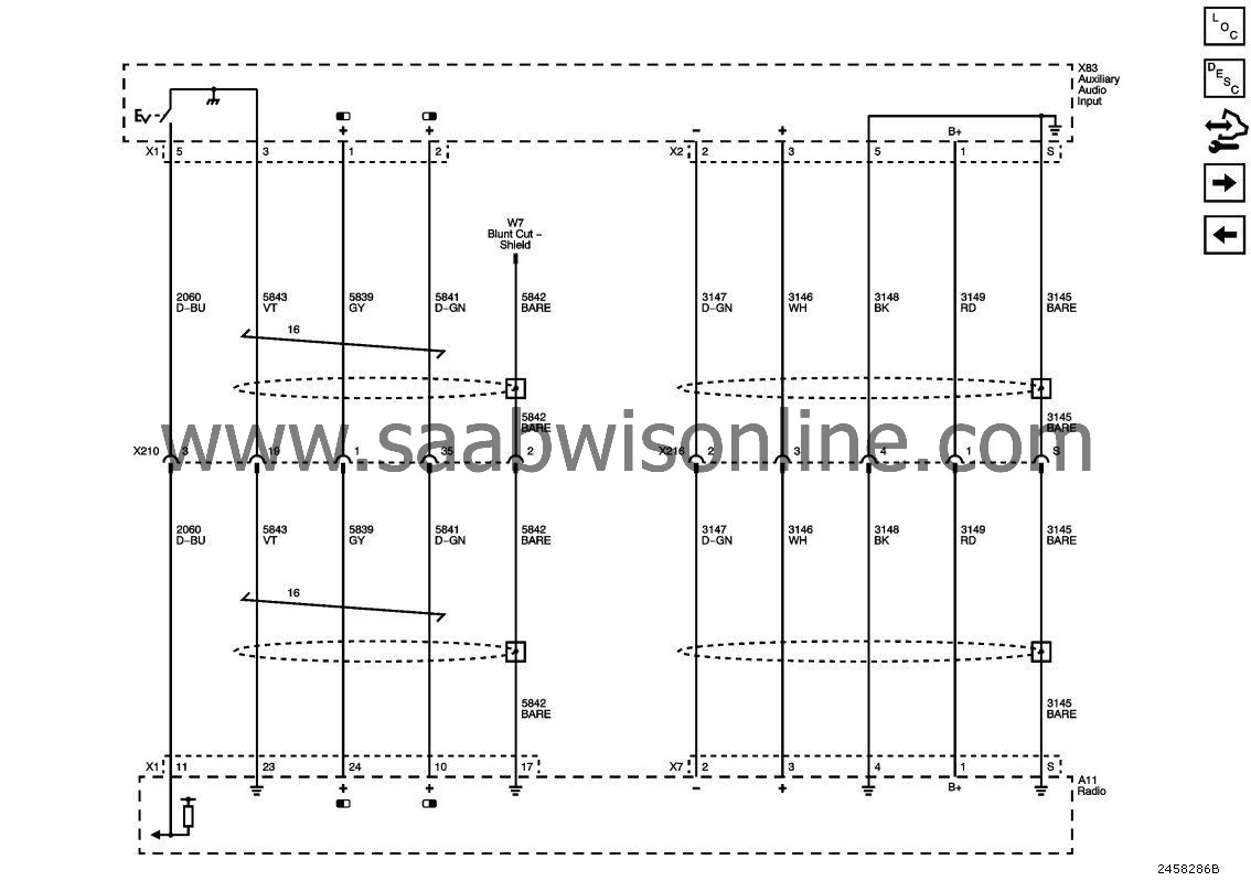 Radio/Navigation System Schematics